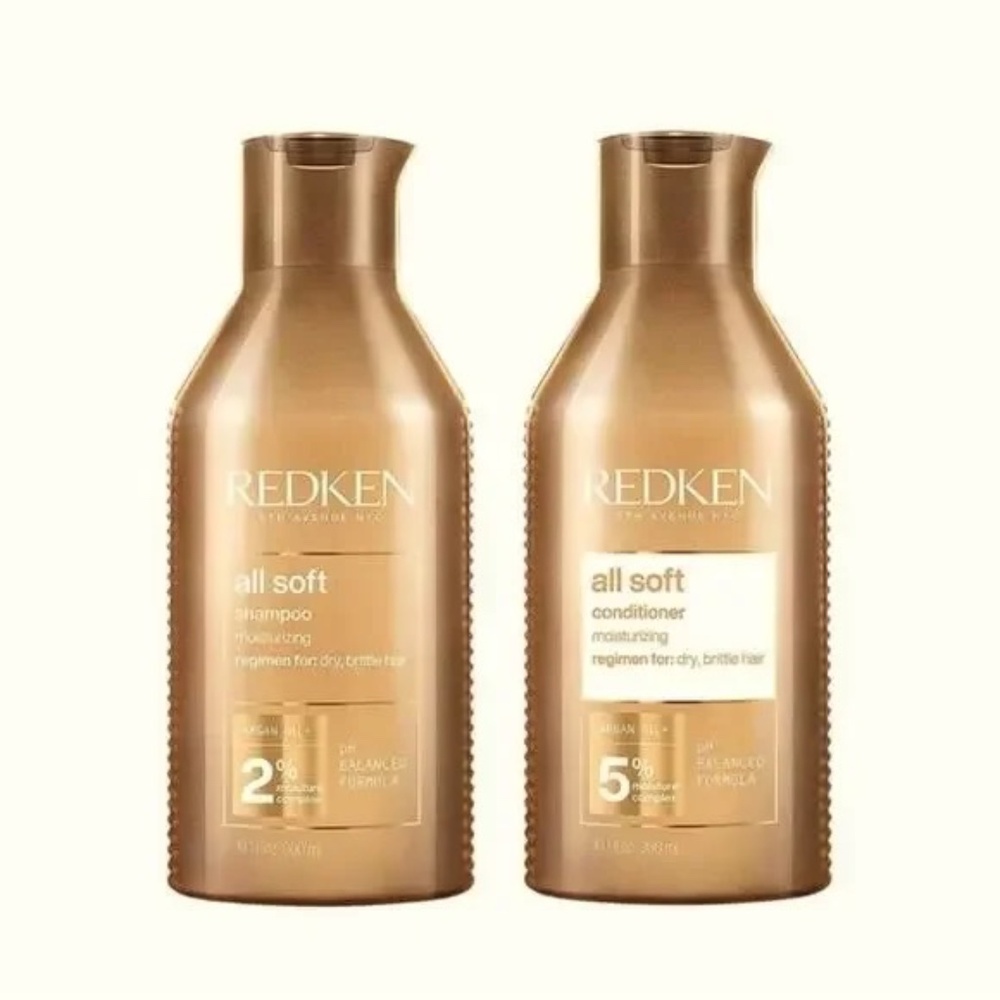 Redken All Soft Shampoo and Conditioner 10 oz Duo NEW!